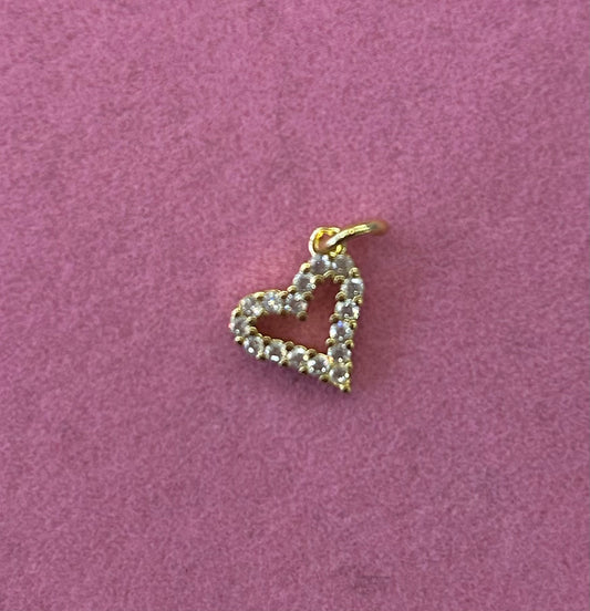 Crystal Heart Charm