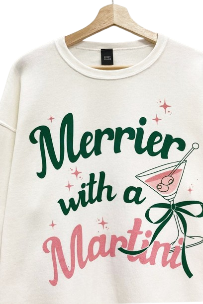 Merry Martini Sweatshirt