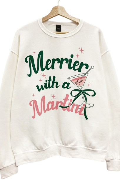 Merry Martini Sweatshirt