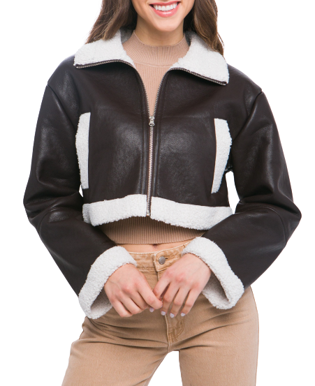 Viki Vegan Leather Jacket