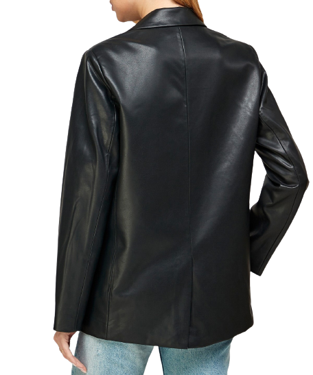 Milani Vegan Leather Blazer