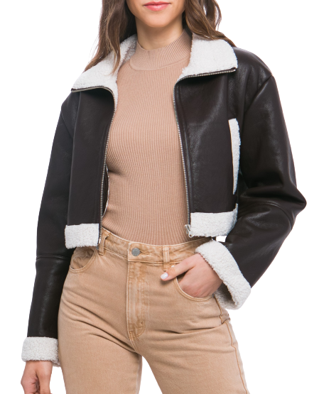 Viki Vegan Leather Jacket