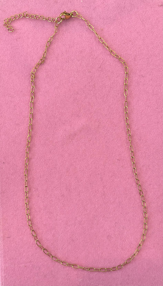 Dainty Paperclip Necklace