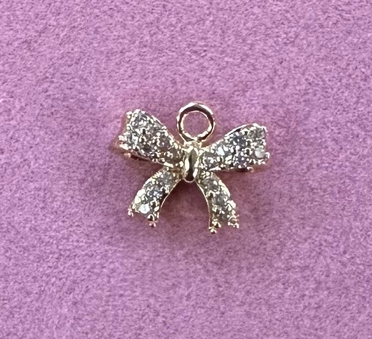 Crystal Bow Charm