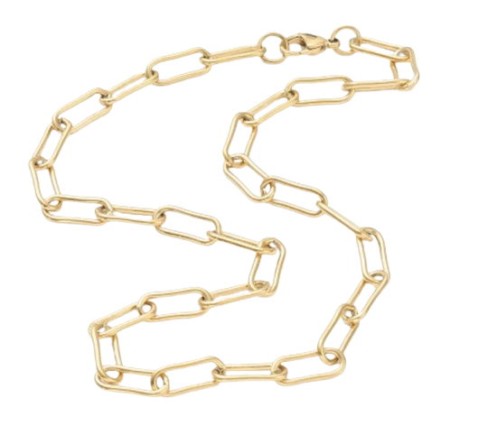 Thick Paperclip Chain Necklace