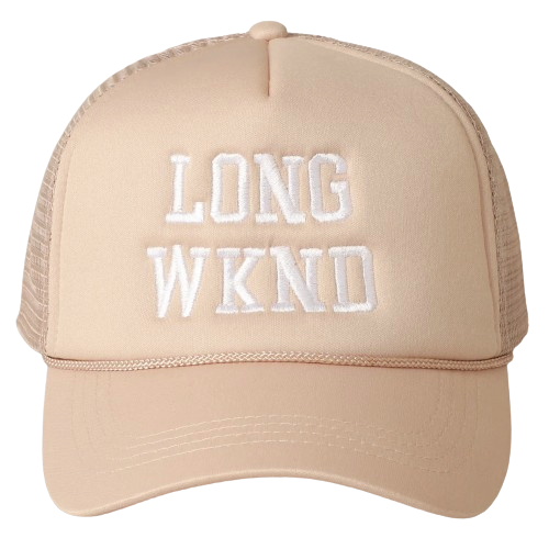 Long Wknd Trucker Hat