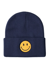 Happy Face Patch Beanie