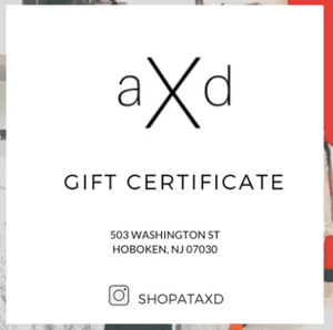 a X d Gift Card